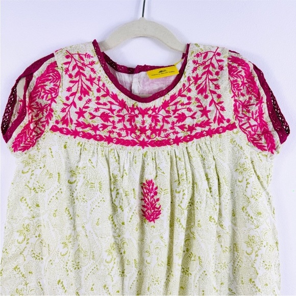 Roberta Roller Rabbit embroidered 100% cotton little girl tunic Floral Dress NWT - Picture 5 of 13
